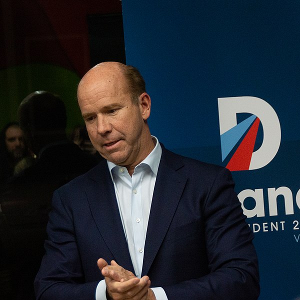 John Delaney, first Democrat to announce his candidacy for the 2020 Presidential nomination, July 2017. He was House Representative for Maryland's 6th district from 2013 to 2019. (wikiCommons)