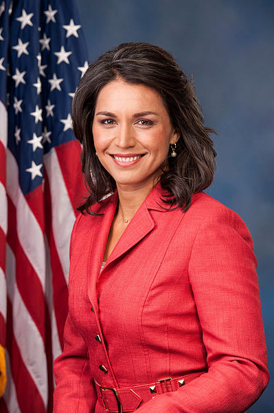 Tulsi Gabbard, House Representative from the 2nd District of Hawaii (wikiCommons)