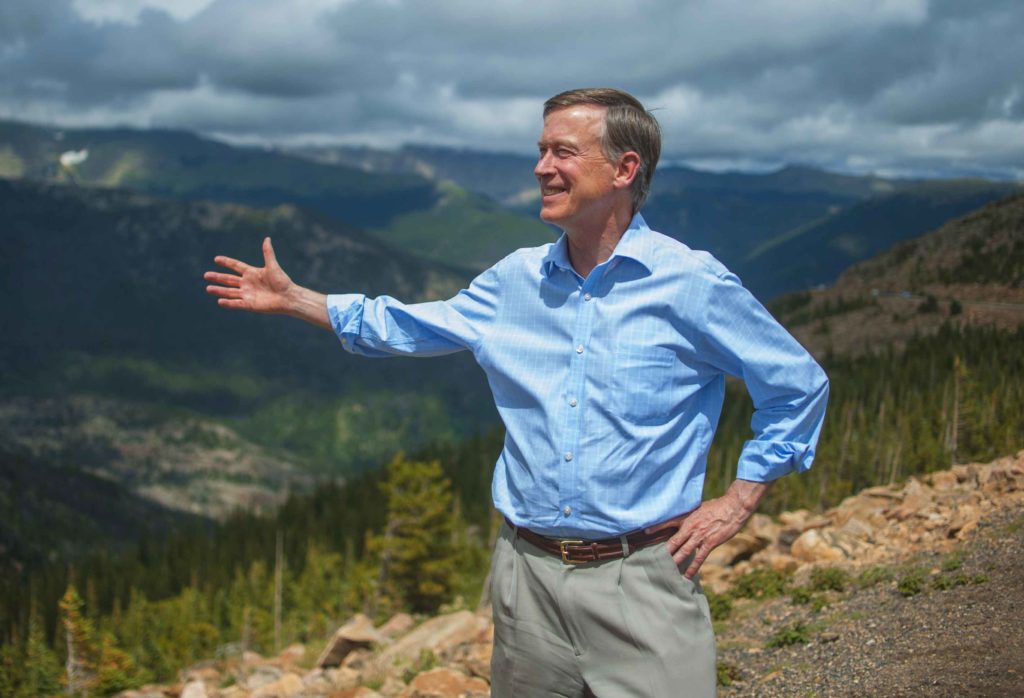 John Hickenlooper, former Governor of Colorado, (campaign Website)