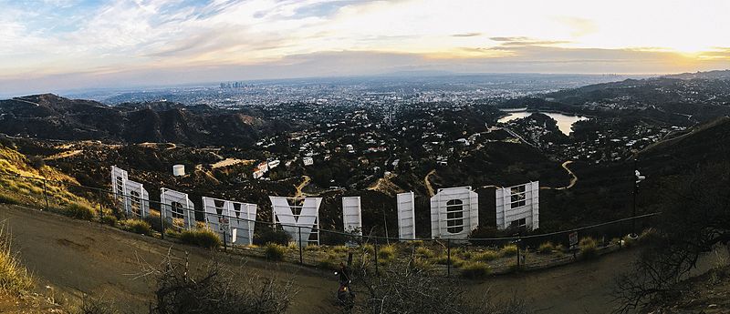 Hollywood sign, (behind the scenes). Don't look behind the scenes on how movies are made too much. It will just make you grumpy.