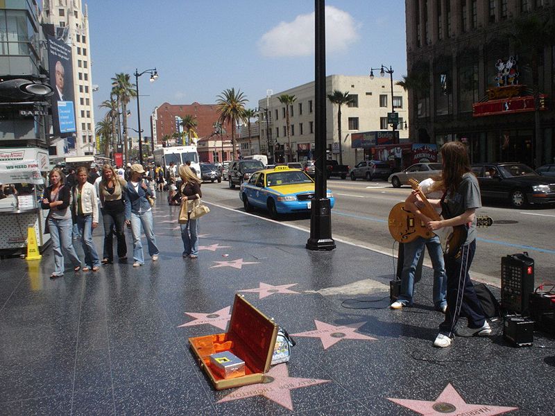 Hollywood's Walk of Fame is still going strong, construction started in 1960. It was recently lengthened. (wikiCommons)